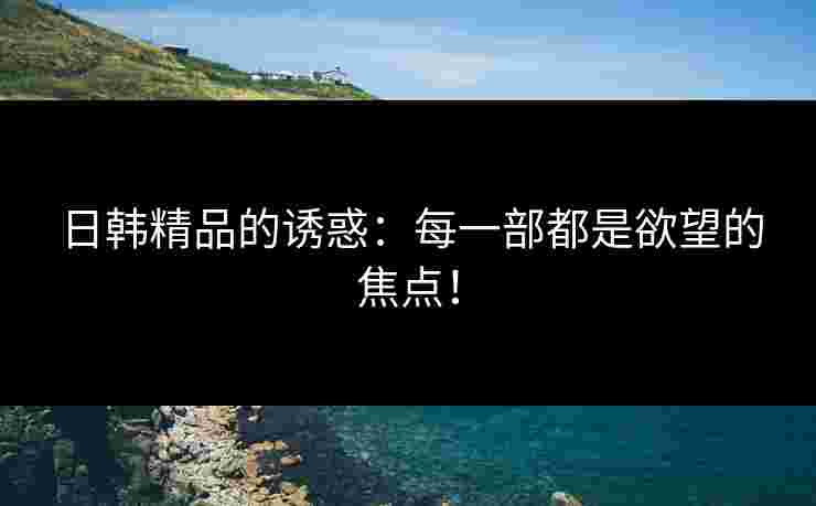 日韩精品的诱惑：每一部都是欲望的焦点！