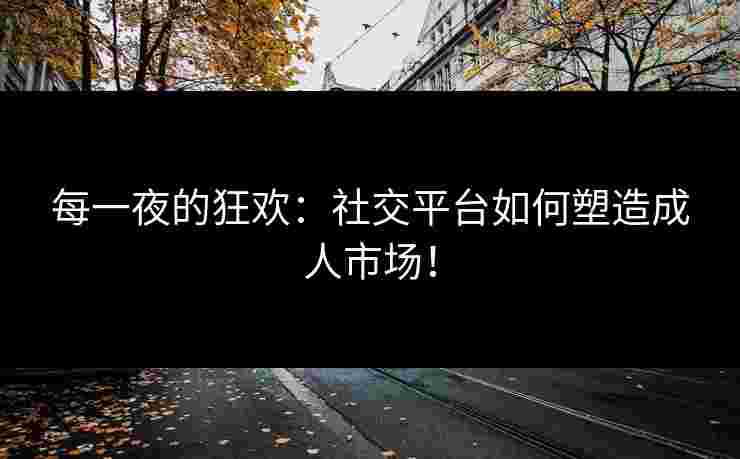 每一夜的狂欢：社交平台如何塑造成人市场！